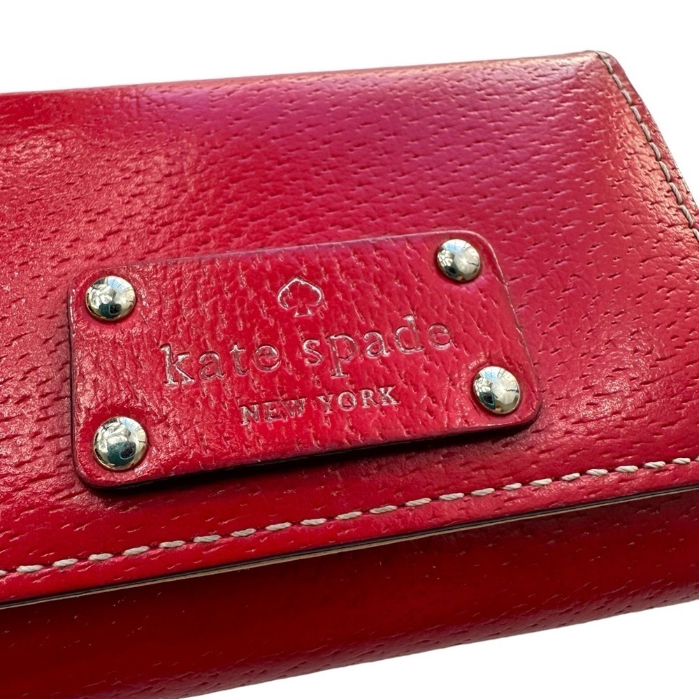 Kate Spade Darla Wellesley Red Keychain Small Wallet - Picture 2 of 12